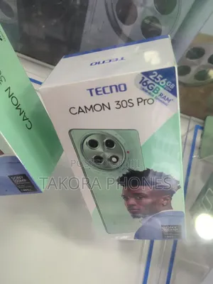 New Tecno Camon 30S Pro 256 GB Black
