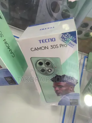 New Tecno Camon 30S Pro 256 GB Black
