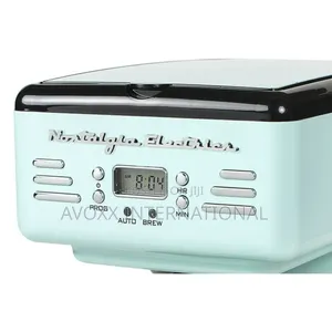 Nostalgia 12-Cup Programmable Coffee Maker W/Led Display