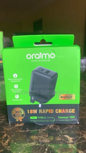 Oraimo Cannon 18d 18w Wall Charger Kit