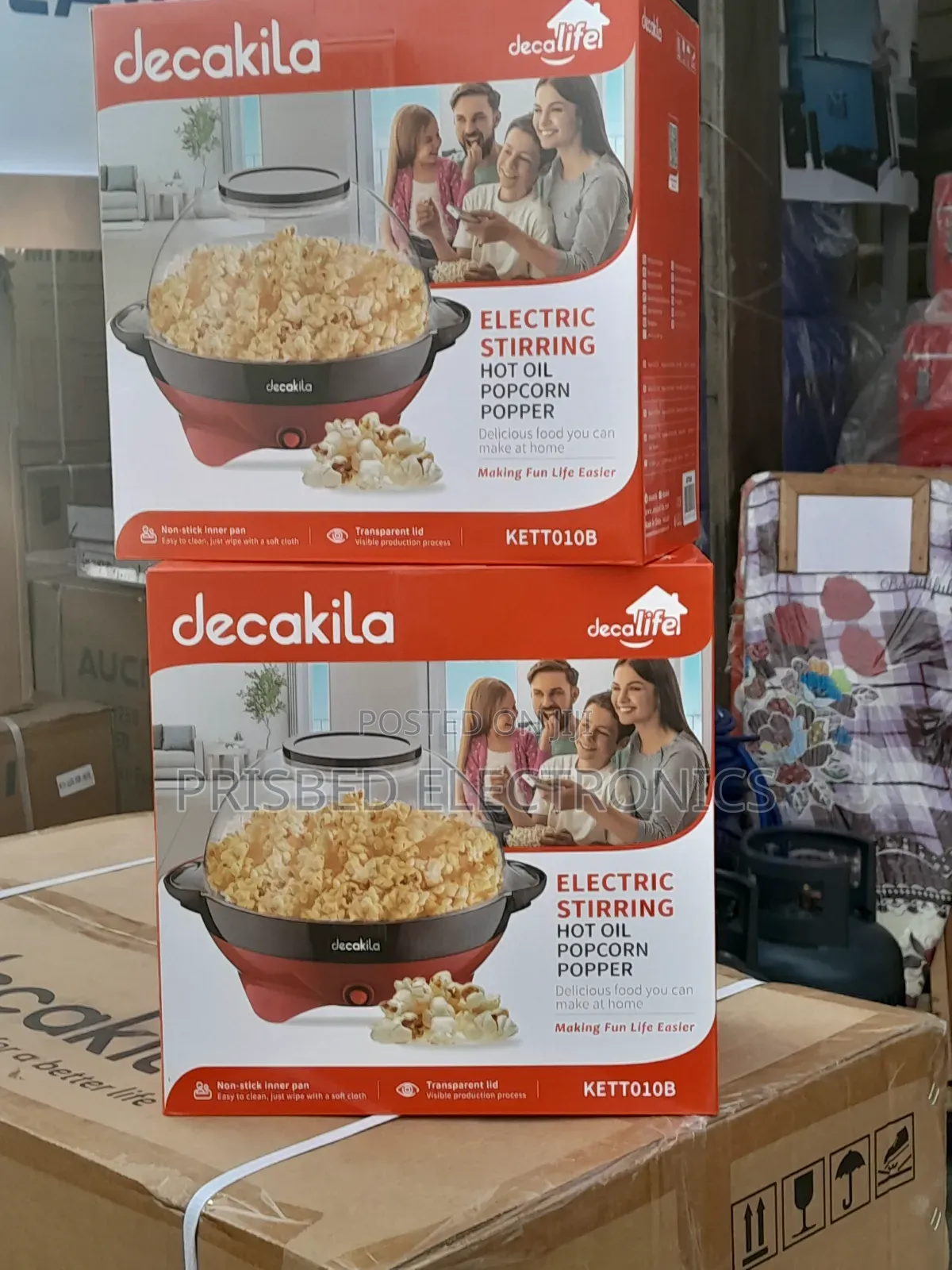 Decakila Durable Electric Popcorn Machine