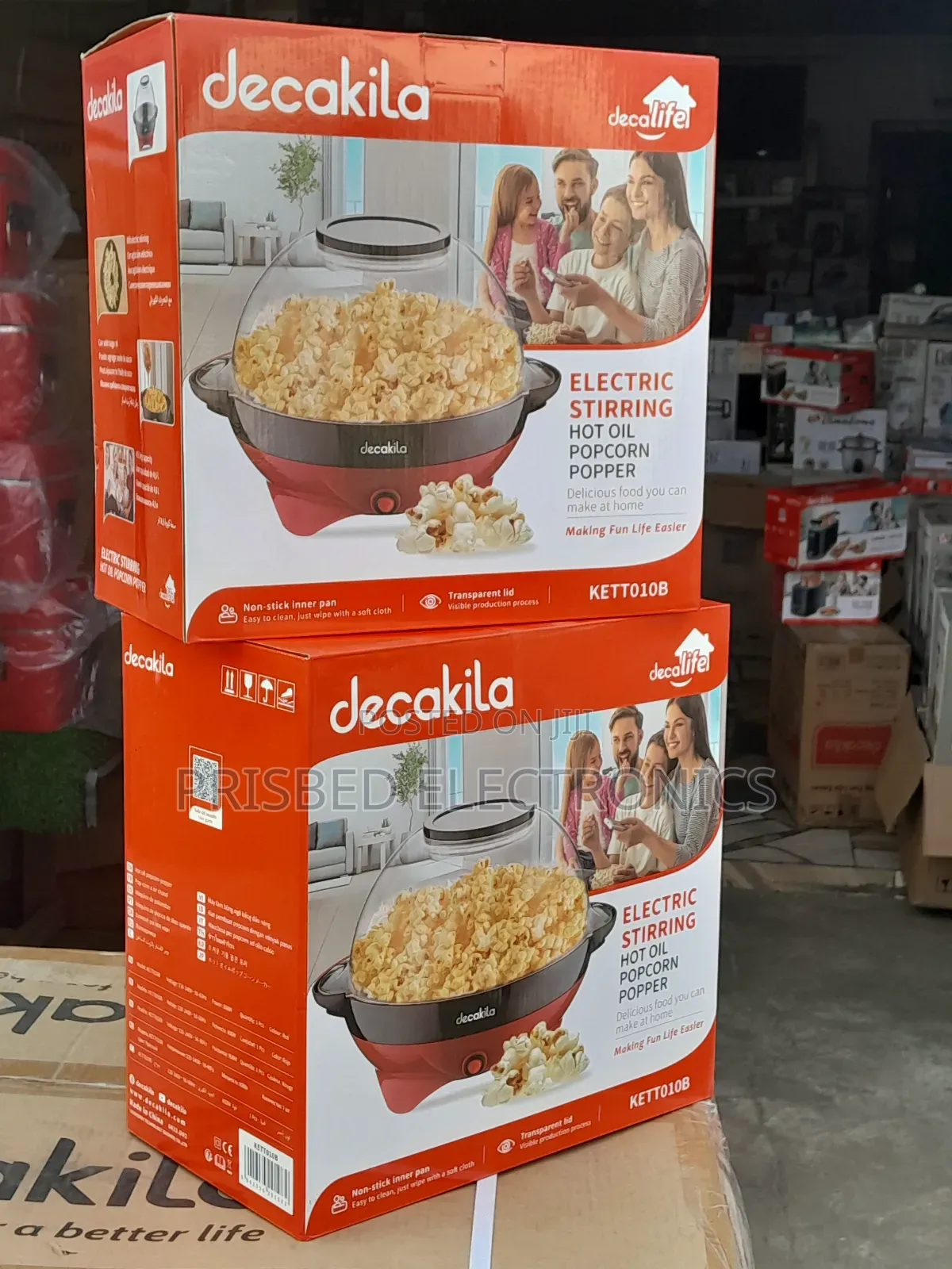 Decakila Durable Electric Popcorn Machine