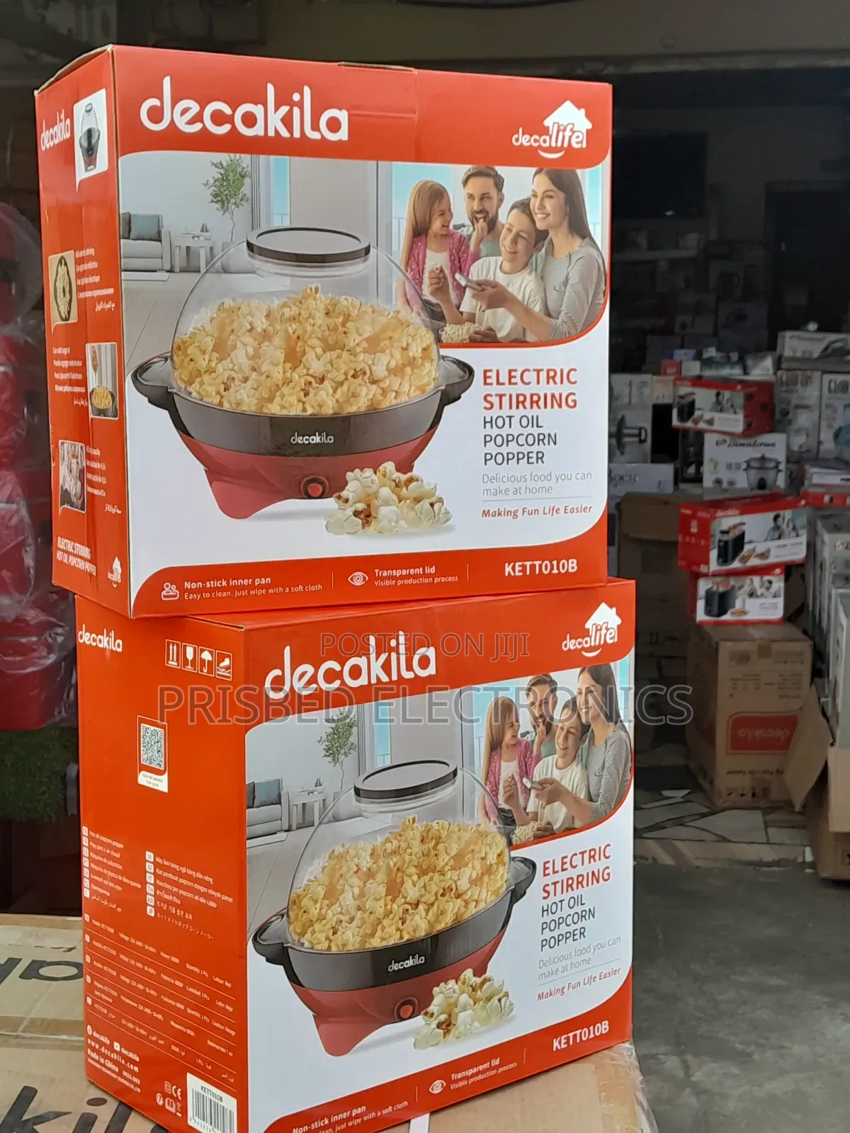 Decakila Durable Electric Popcorn Machine
