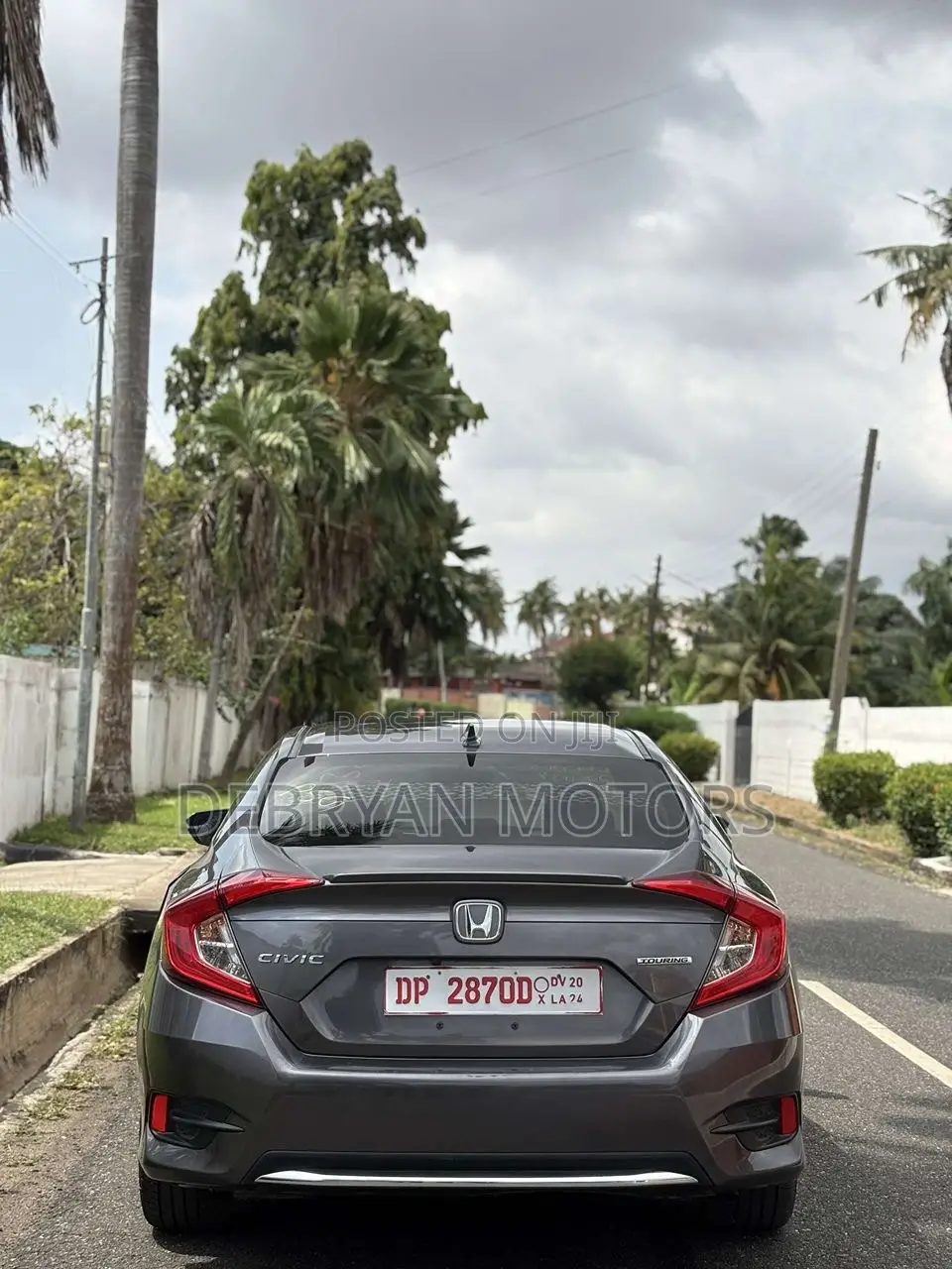 Honda Civic Touring Sedan 2019 Gray