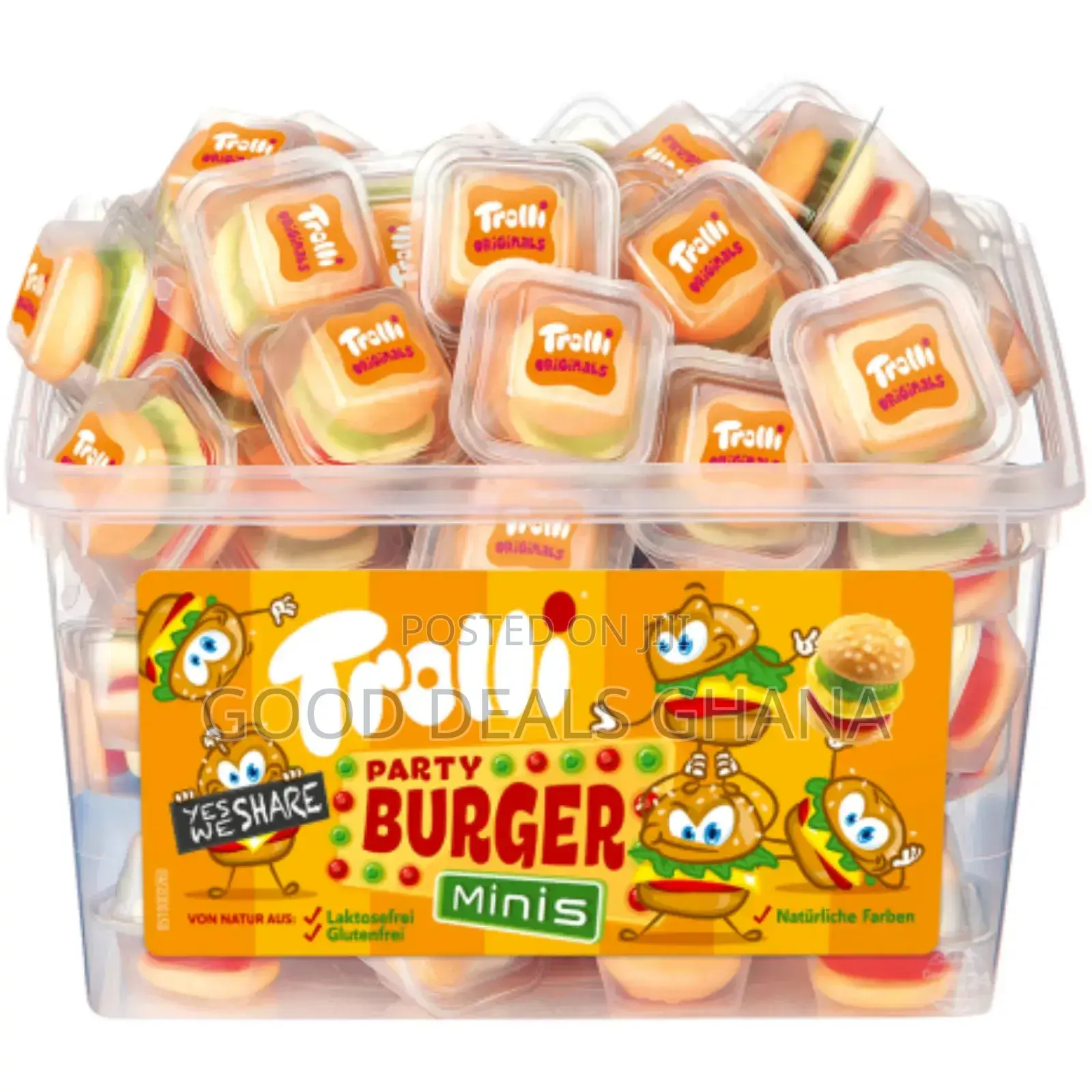 Trolli Mini Burger Sweet Box of 60pcs