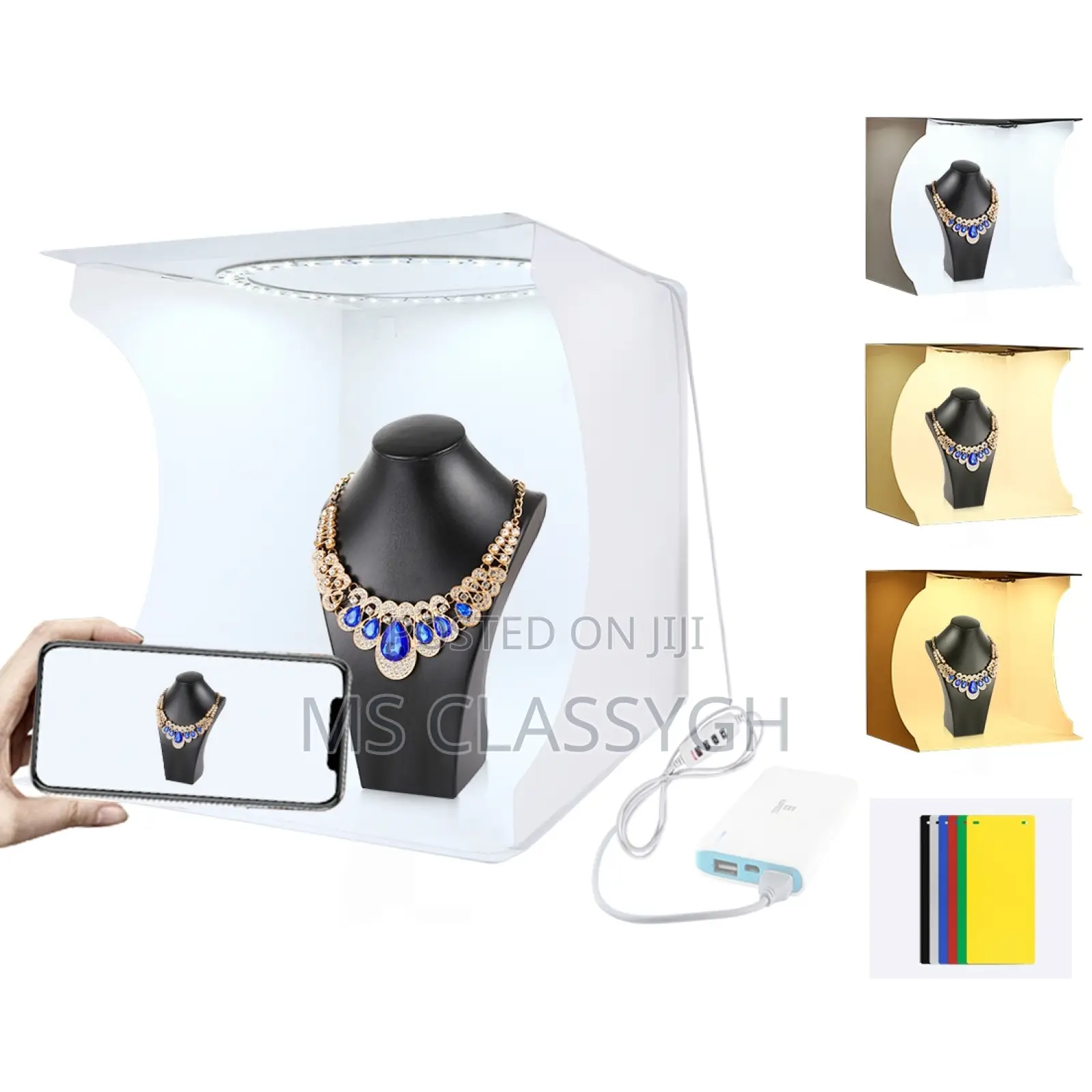 30CM PULUZ Folding Photography Portable Ring Lighting Studio