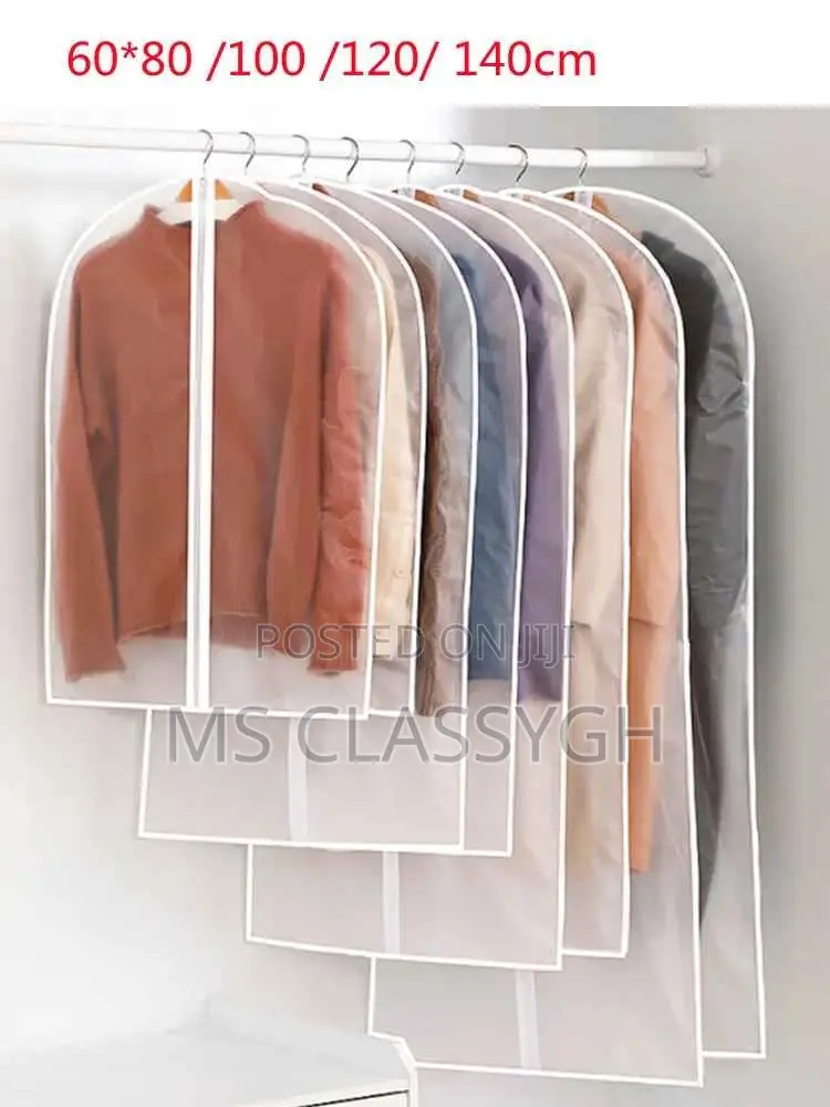 Clothes Dust Cover Transparent Thickened Washable Dust Bag C