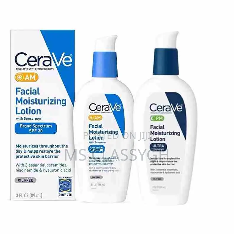 Cerave Moisturizing Facial Lotion AM PM Day Night Lotion SPF