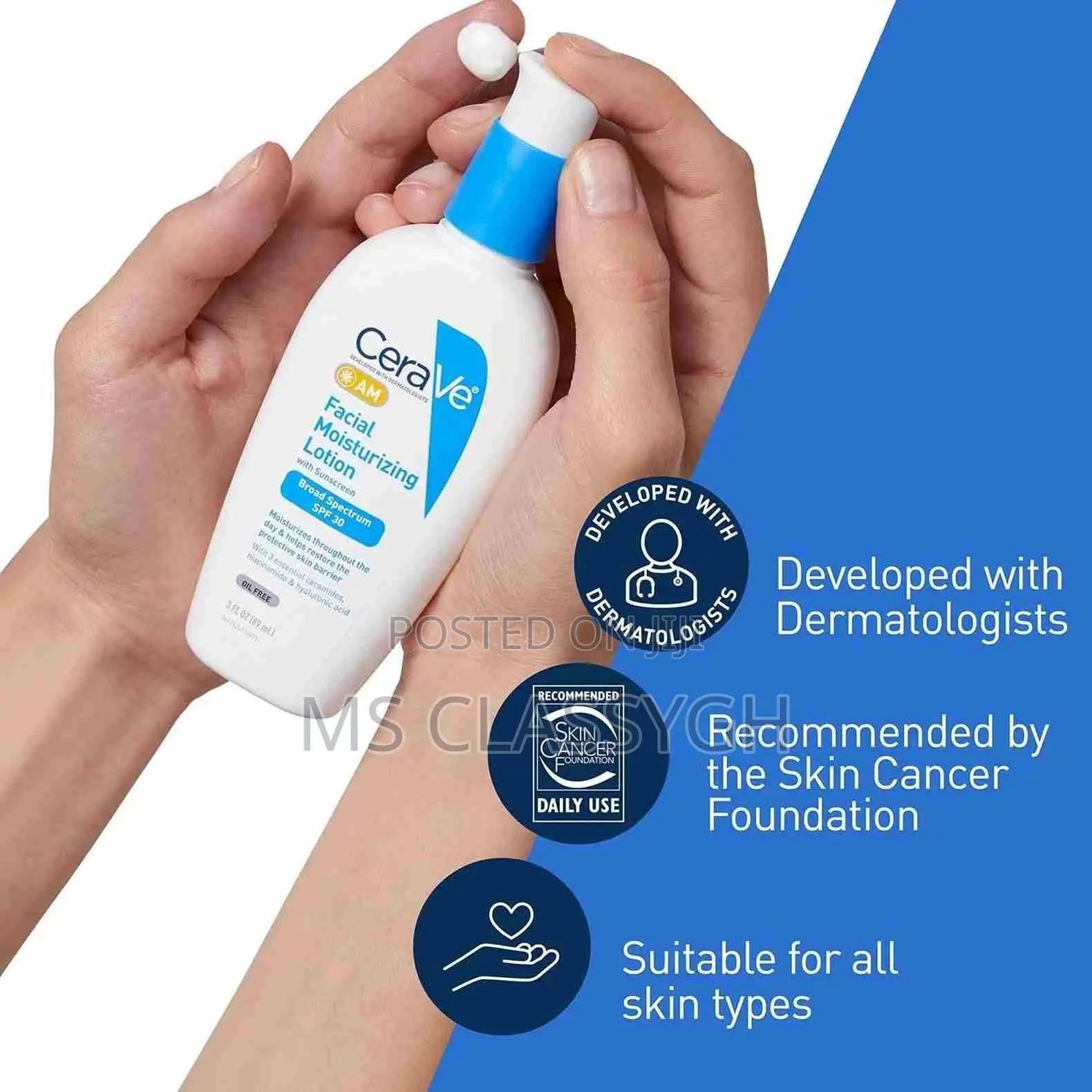 Cerave Moisturizing Facial Lotion AM PM Day Night Lotion SPF