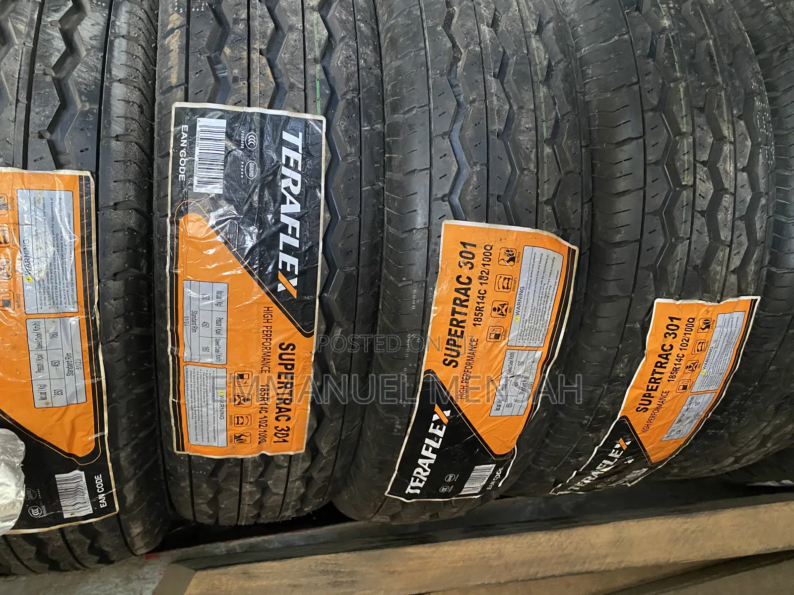 185R14C TERAFLEX Supertrac 301 High-Performance Tire