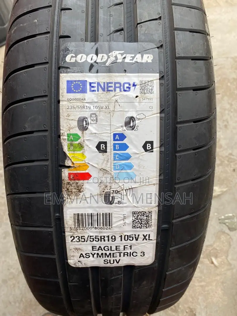 235/55r19 Goodyear Eagle F1 Asymmetric 3 SUV Tire (105V XL)