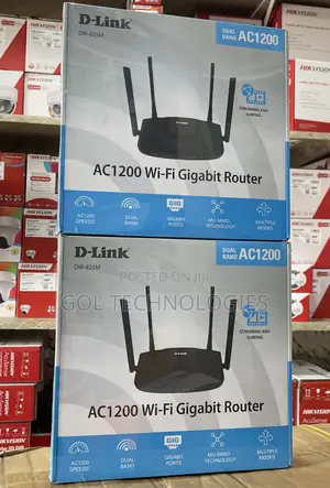 D-Link AC1200 MU-MIMO Gigabit Router Hi-Speed Wireless Route
