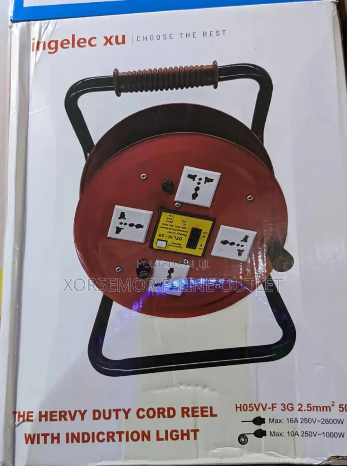 Heavy Duty Code Reel With Indication Light