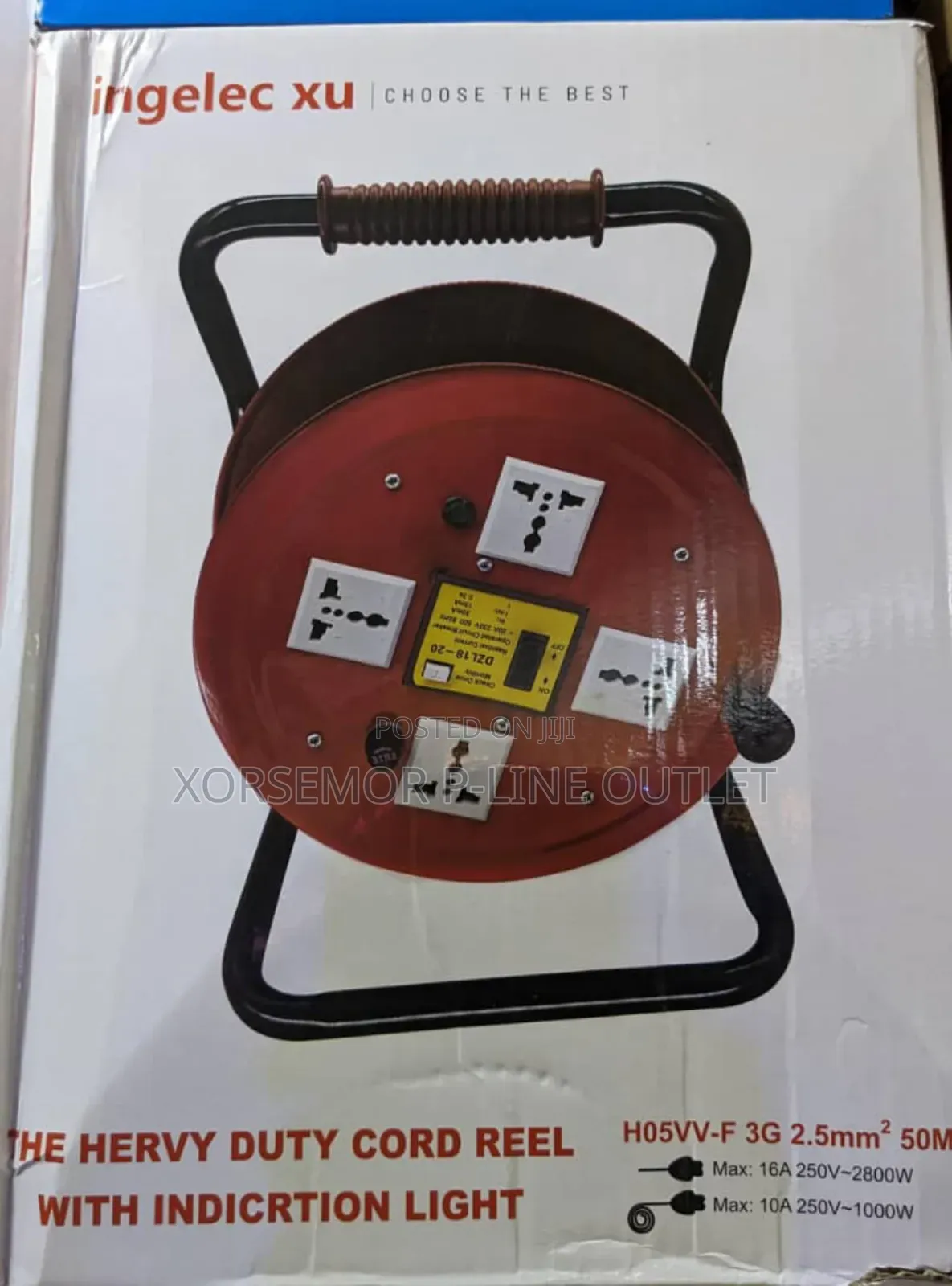 Heavy Duty Code Reel With Indication Light