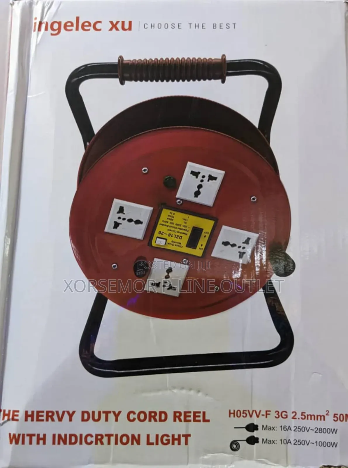 Heavy Duty Code Reel With Indication Light