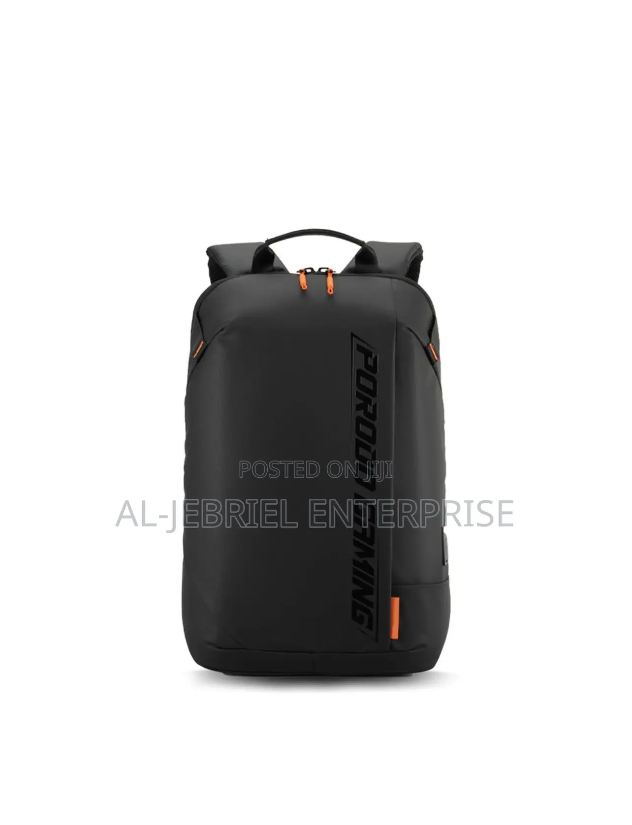 Porodo Gaming Water-Resistant PU Laptop Backpack+USB-C Port