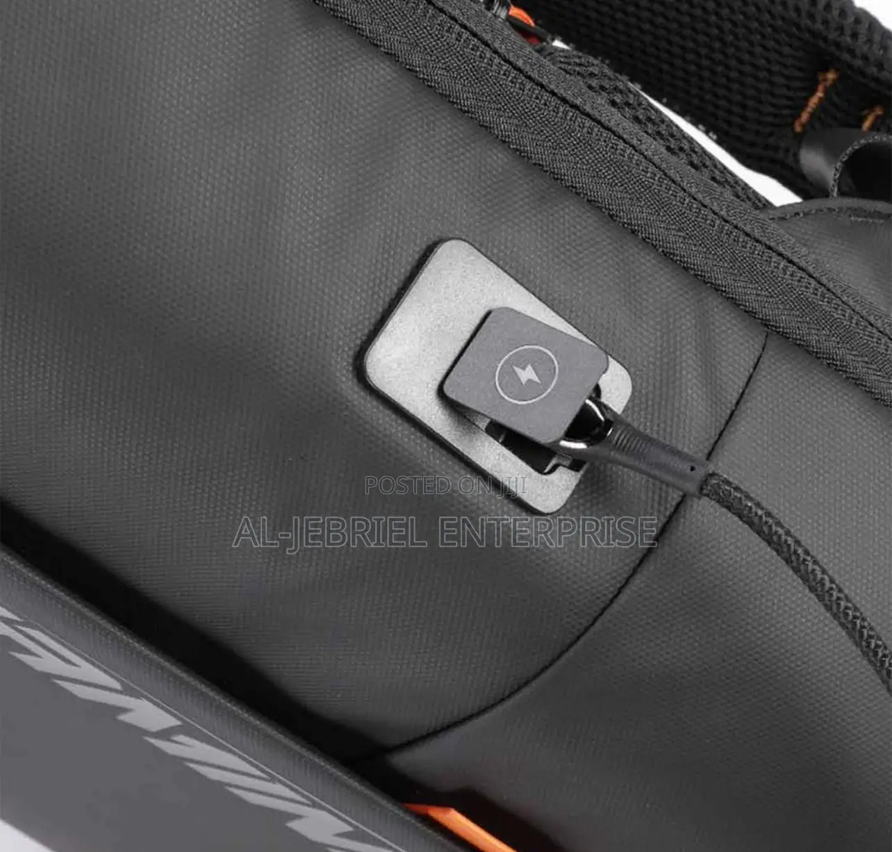 Porodo Gaming Water-Resistant PU Laptop Backpack+USB-C Port