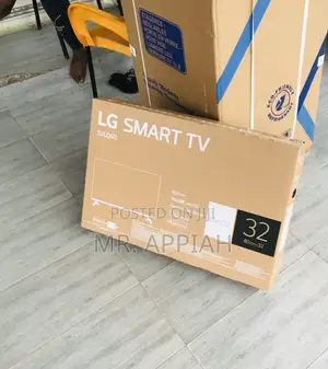 Unique in Box Lg32lq60 32” HDR Smart Electric Tv.