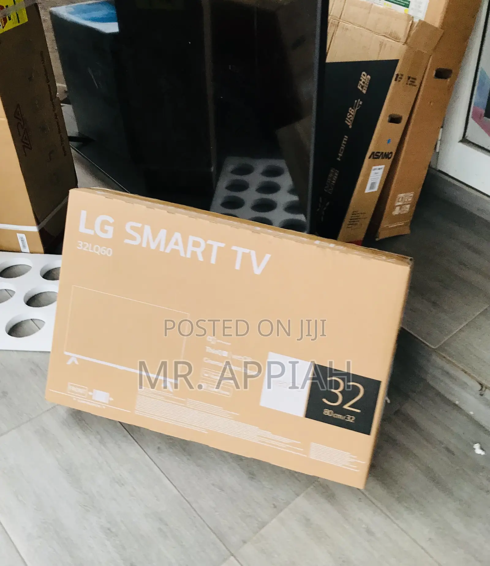 Unique in Box Lg32lq60 32” HDR Smart Electric Tv.