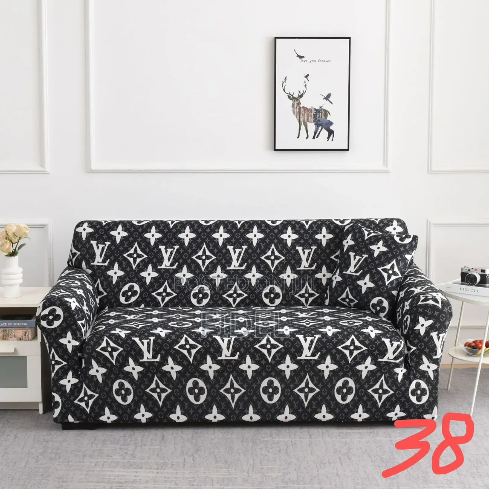 Elastic 2in1 3in1 Single and L Shape Sofa Covers