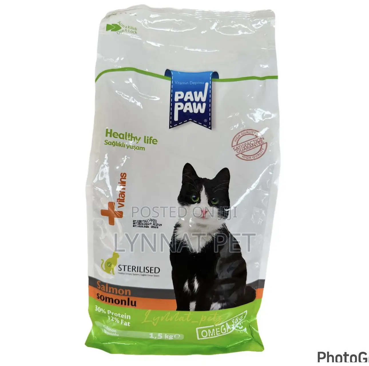 Pawpaw Cat Food 1.5kg