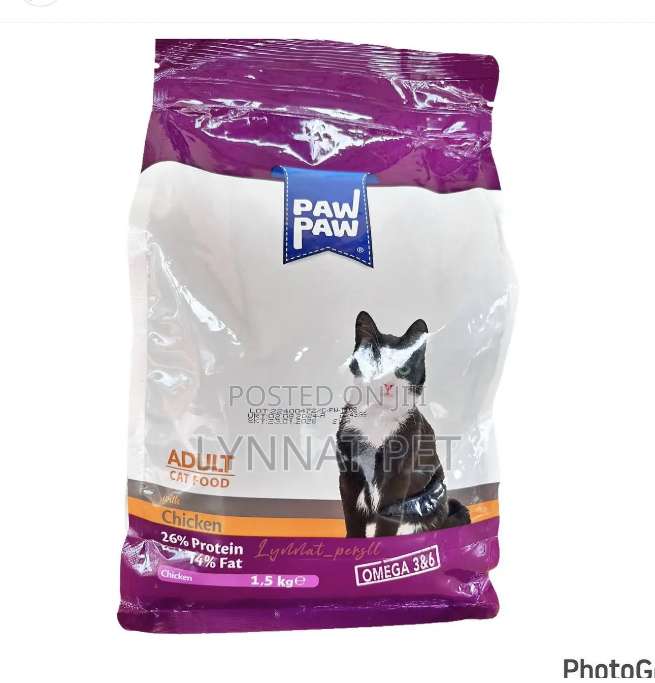 Pawpaw Cat Food 1.5kg