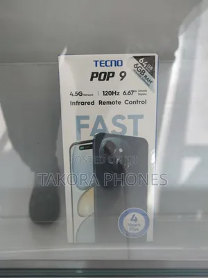 New Tecno Pop 9 64 GB Black