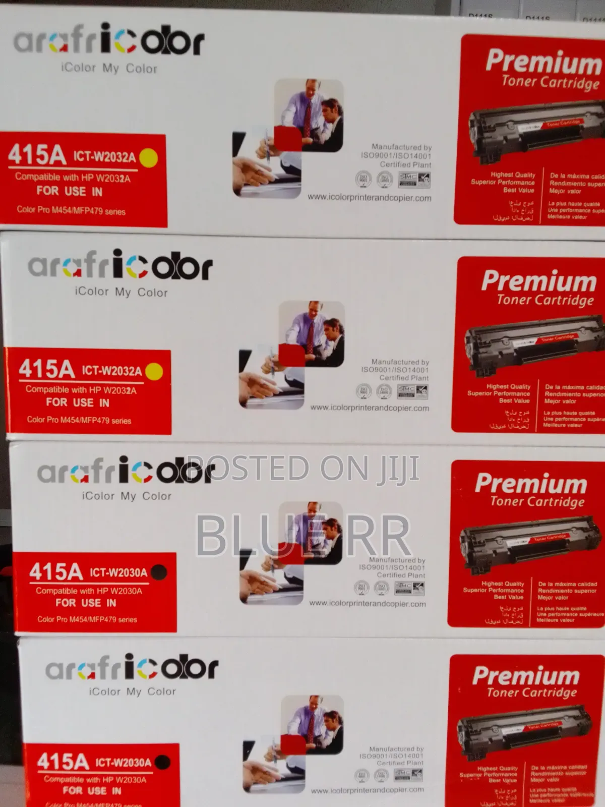 Arafricolor 415a BLK-/Yellow/Magenta/Cyan Toner Cartridge