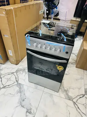 Available Now at Store Grey Gas Cooker Oven 50/50 4burner