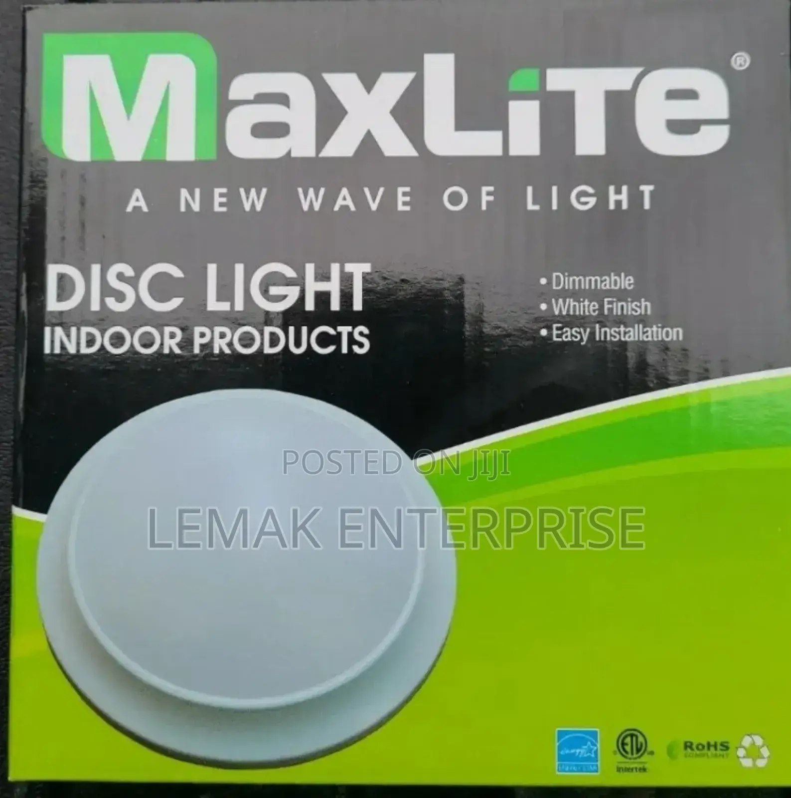 Ceiling Light Maxlite 12 Watt Equivalent to 40 Watt