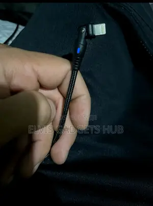 USLION Lightning Braided 180° Rotating Fast Charging Cable