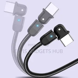 USLION Typce C Braided 180° Rotating Fast Charging Cable