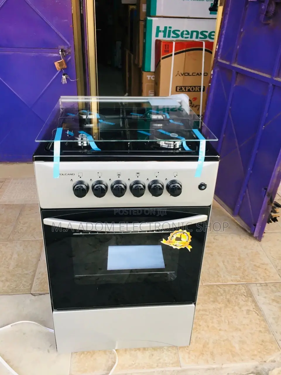 Volcano 50x50 Gas Cooker: Your Kitchen's Everyday Hero