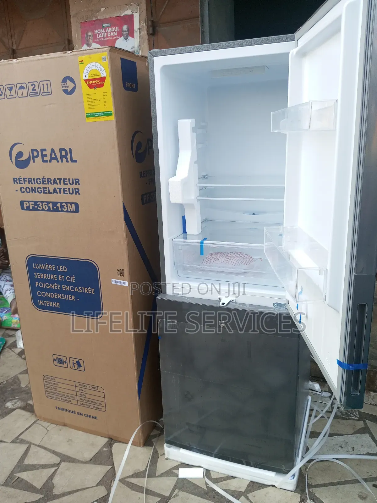 Refrigerator Pearl Bottom Freezer 227 L