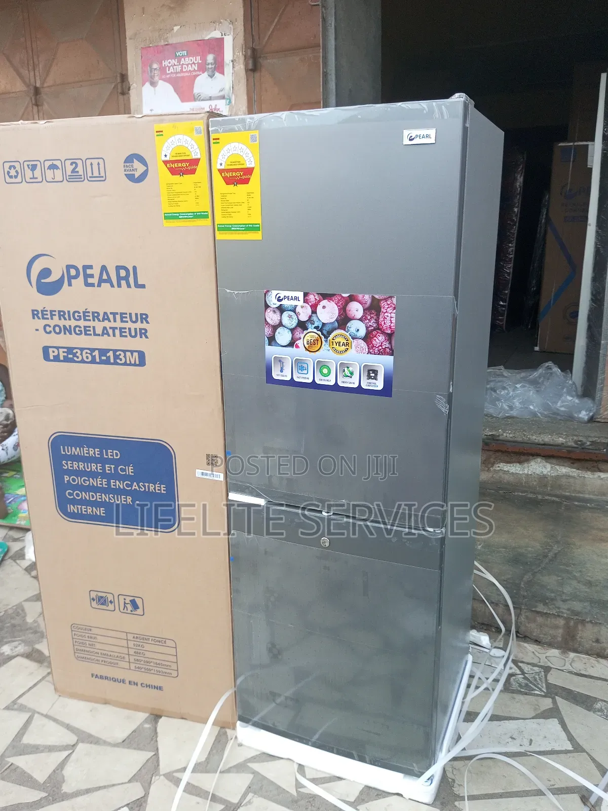 Refrigerator Pearl Bottom Freezer 227 L