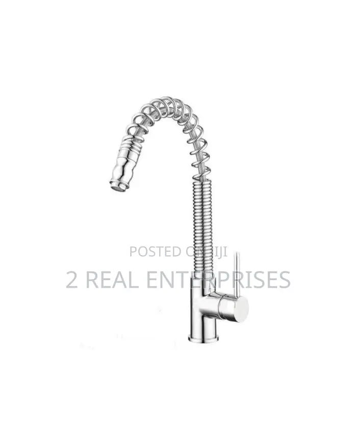 Wickes Spiralle Pull Out Monobloc Kitchen Sink Mixer Tap