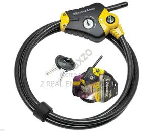 Master Lock Python Adjustable Security Cable With Key Lock