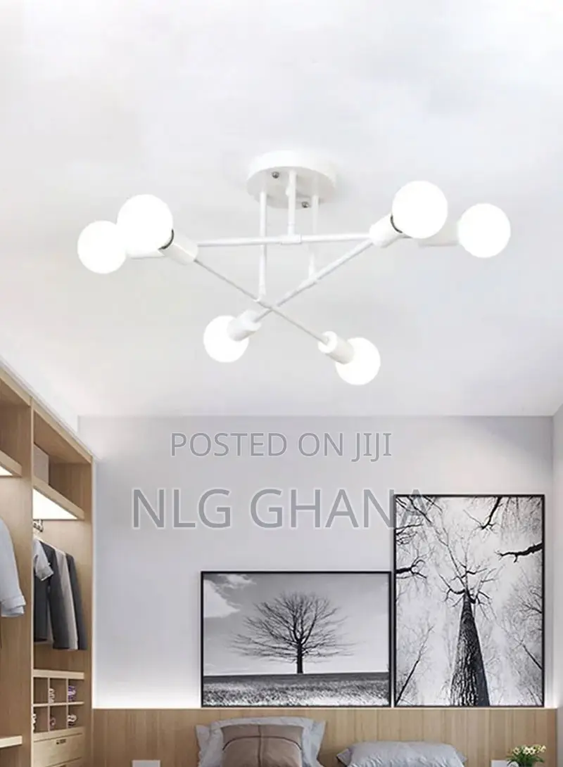 Nordic Chandelier Lamp Holder for Living Room Bedroom (D27.6