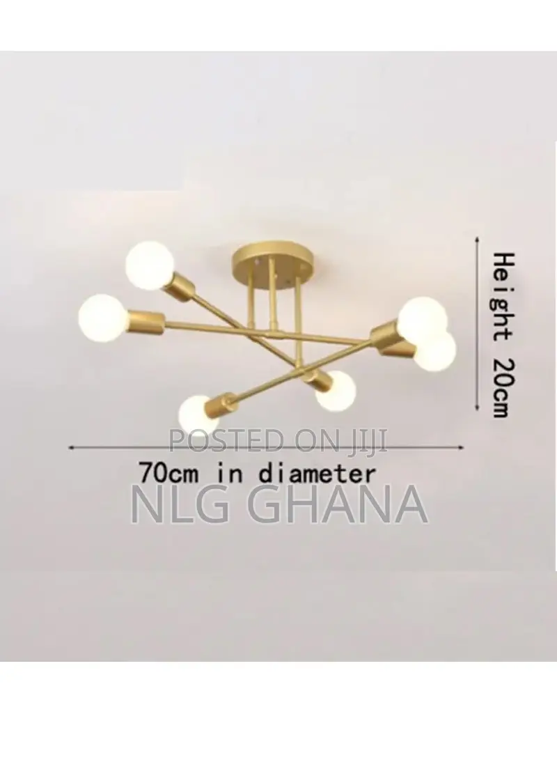 Nordic Chandelier Lamp Holder for Living Room Bedroom (D27.6