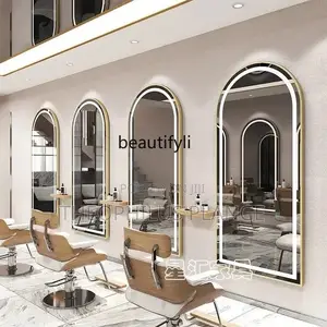 LED Big Saloon Mirror, Barbershop Hanging Mirror