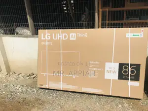 Sealed in Box LG 86UR7800 86” Uhd Smart Television,Black