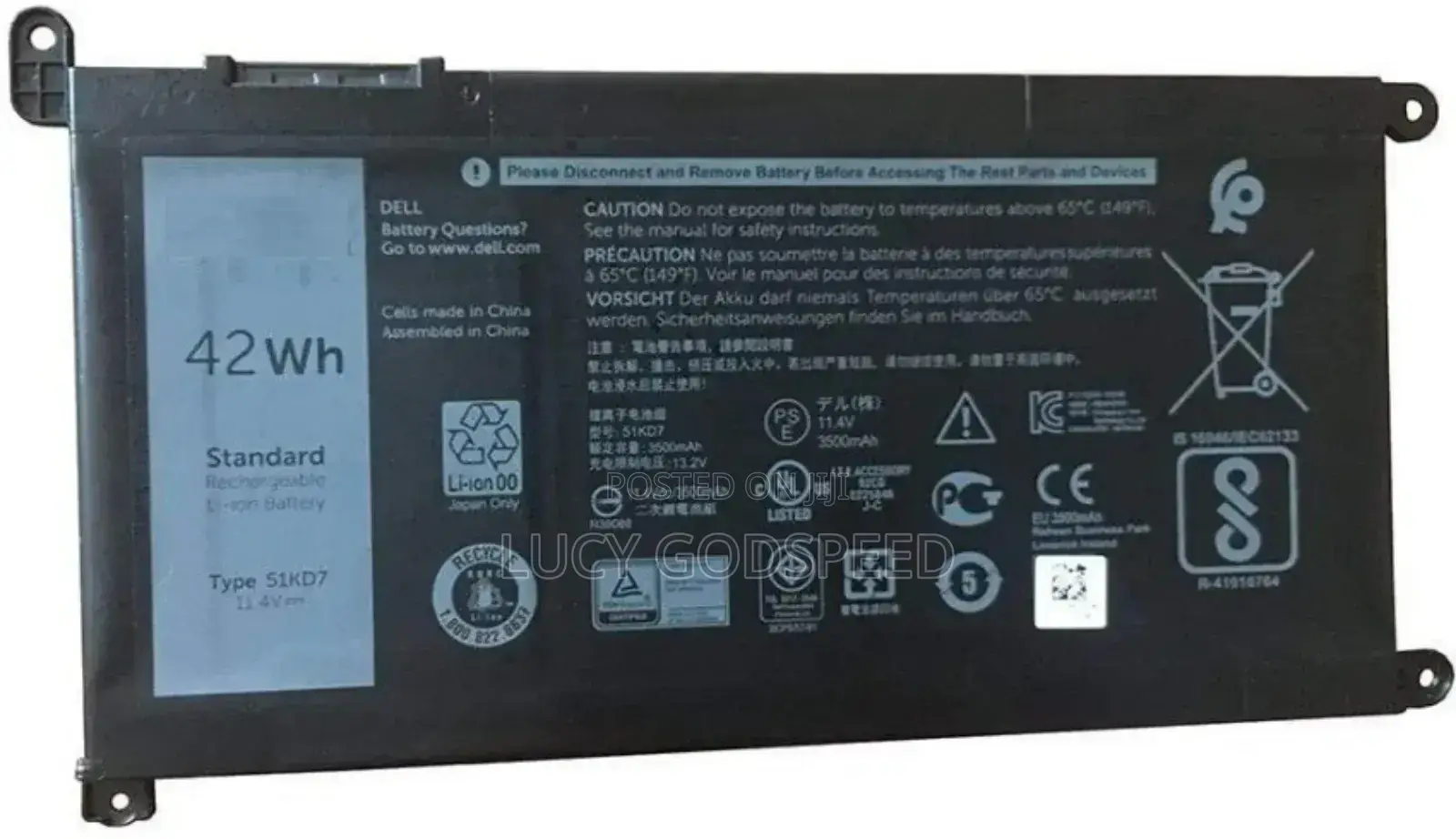 51kd7 Battery
