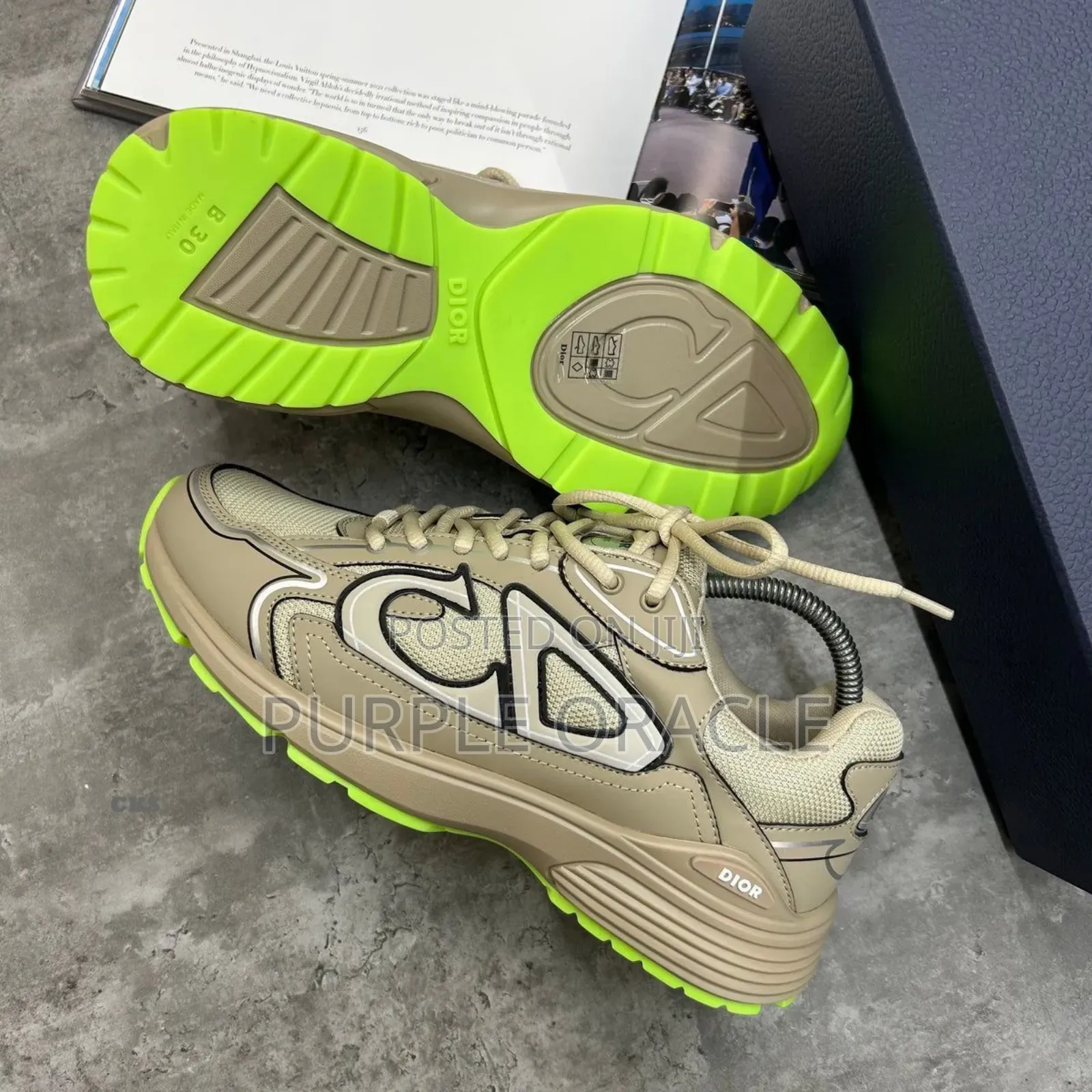Christian Dior Eco-Friendly Relaxed Sneakers