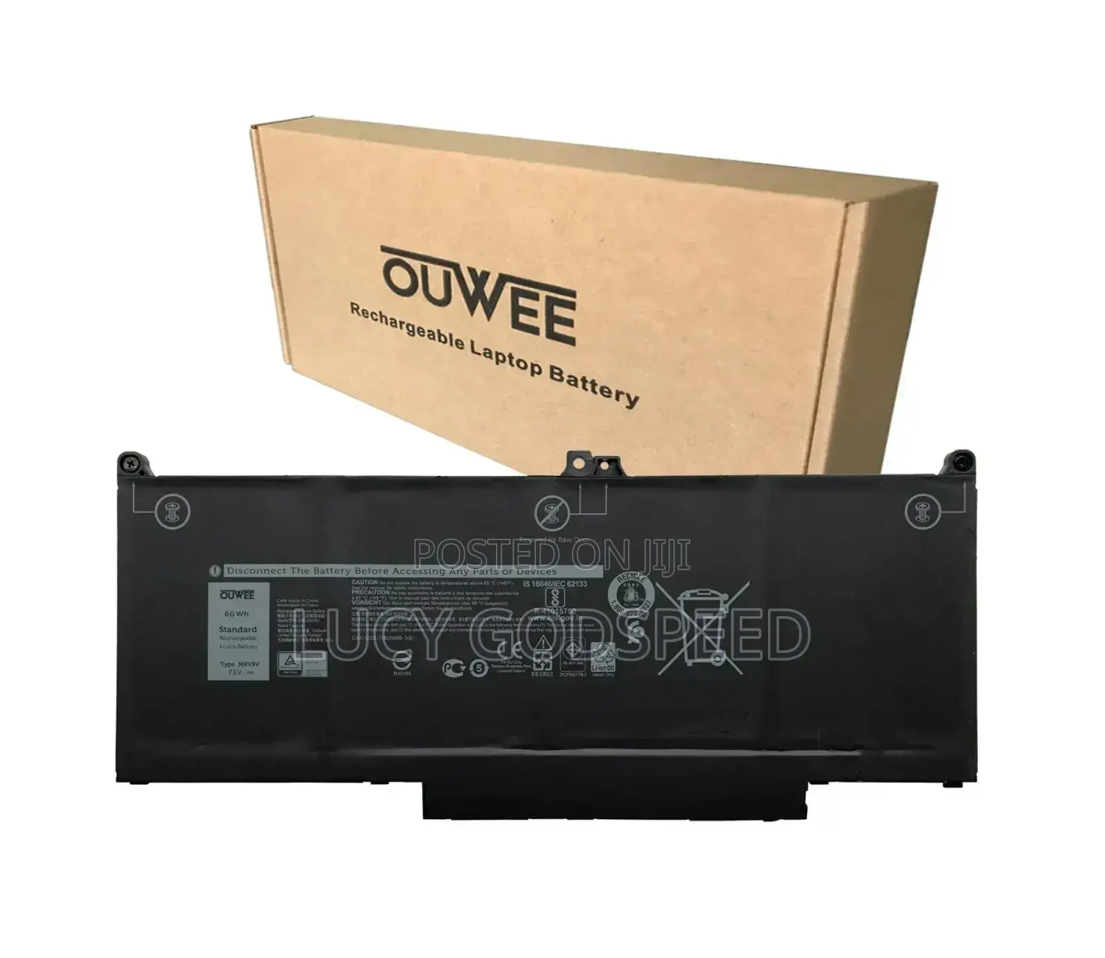 Dell MXV9V Battery for Latitude 5300 and Latitude 7300