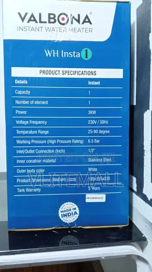 Valbona Instant Water Heater