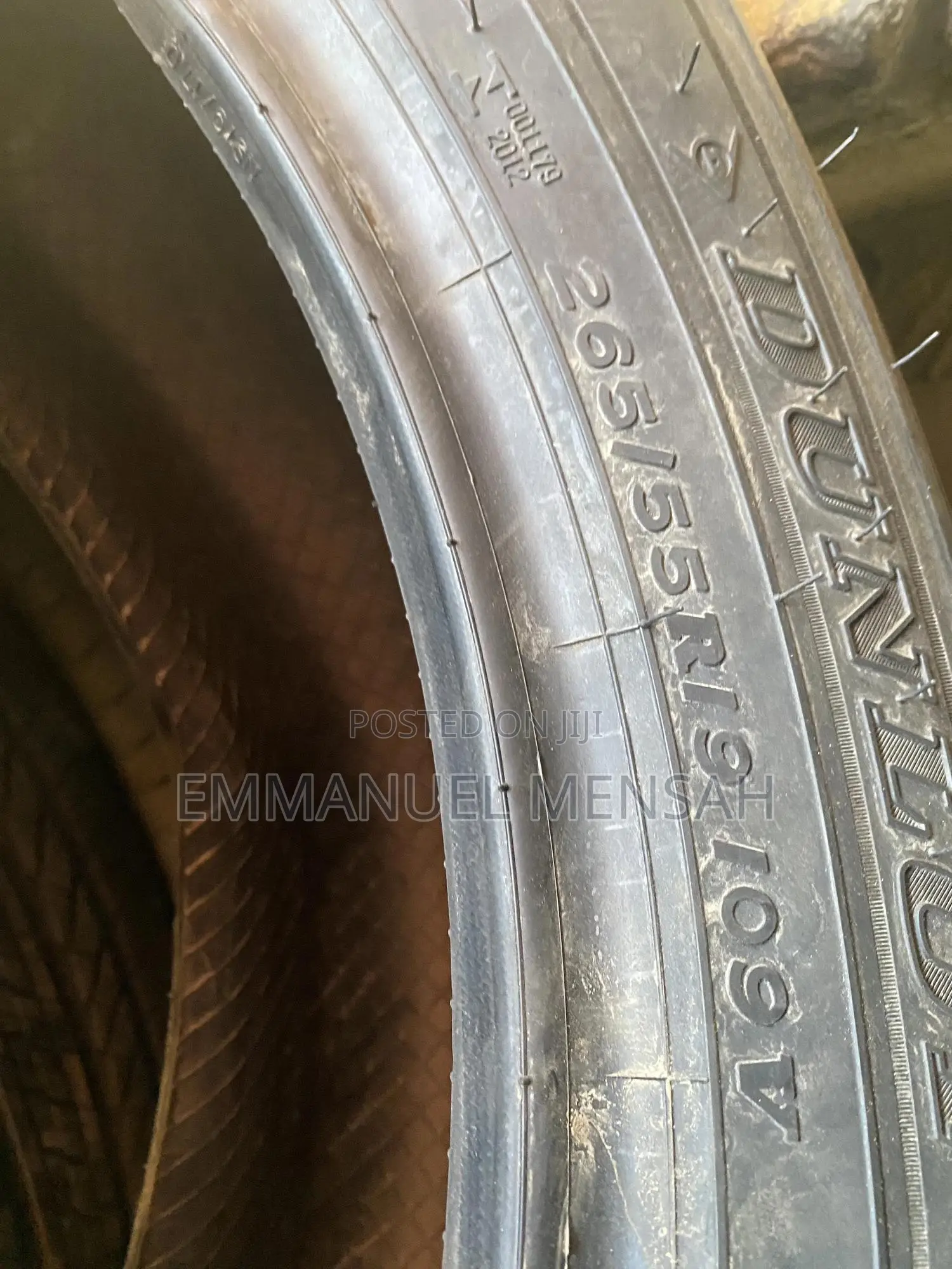 265/55r19 Dunlop Grandtrek At30 All-Terrain Tire