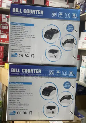 Counting Machine Bill Counter Counts 1,000 Notes/Min