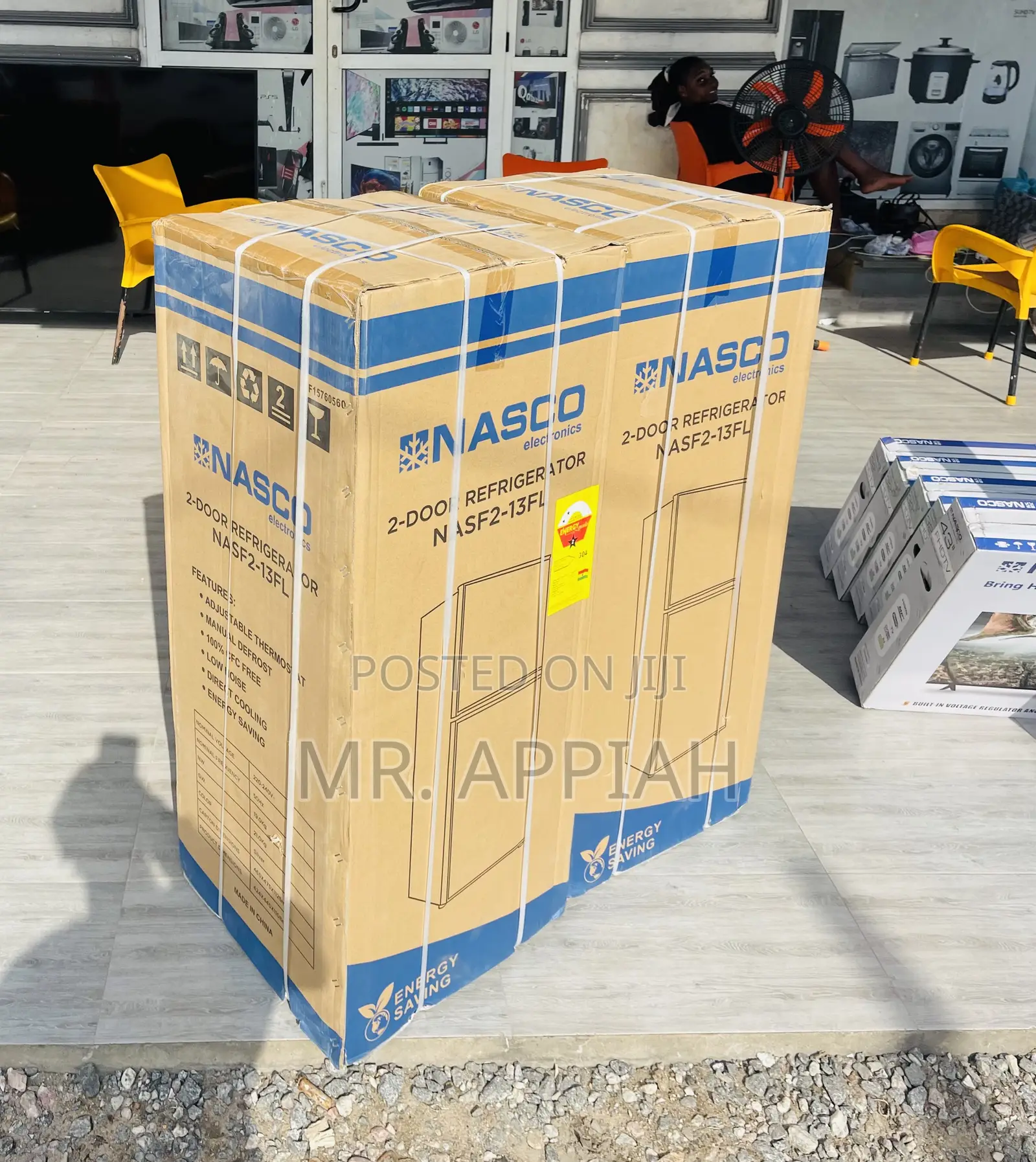 Accessible Nasco Nasf2-13fl 112l Electric Fridge(Silver).