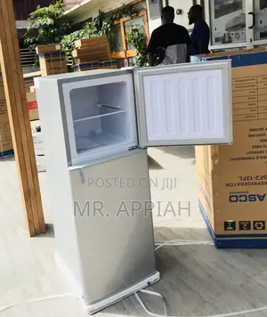 Nasco Nasf2-13fl 112ltr Double Door Fridge(Silver)