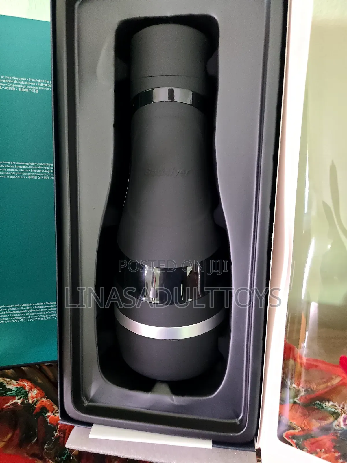 Satisfyer Men Classic Silver Masturbator for Men